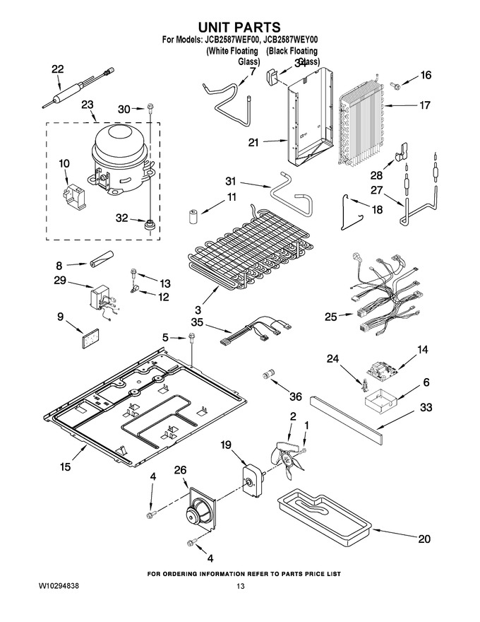 Diagram for JCB2587WEF00