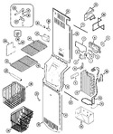 Diagram for 04 - Freezer Compartment (jcd2389dtb/w)