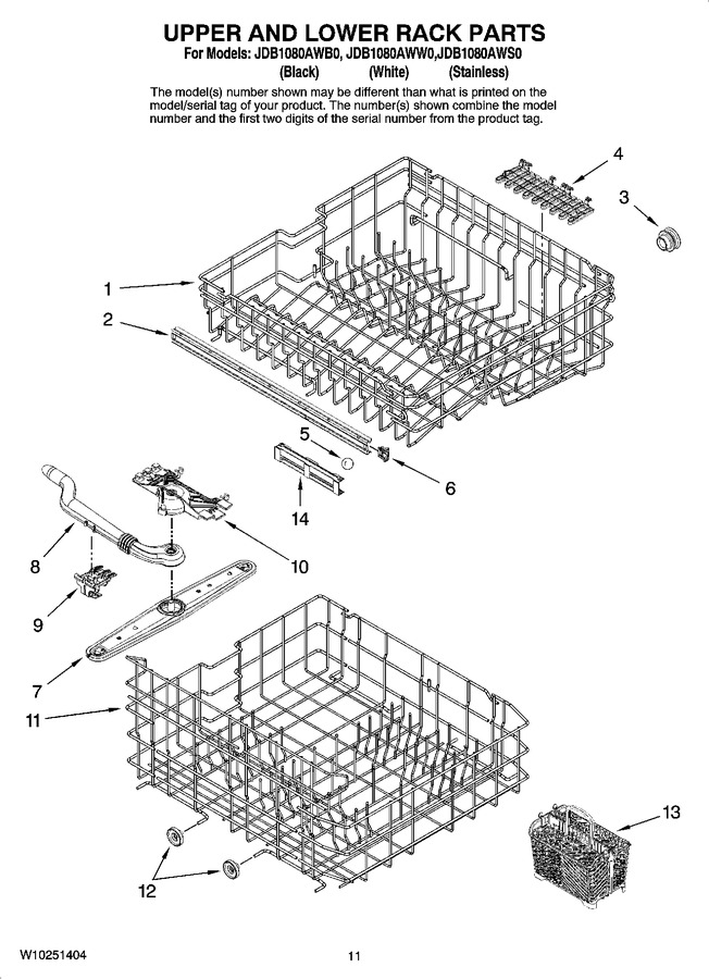 Diagram for JDB1080AWB0