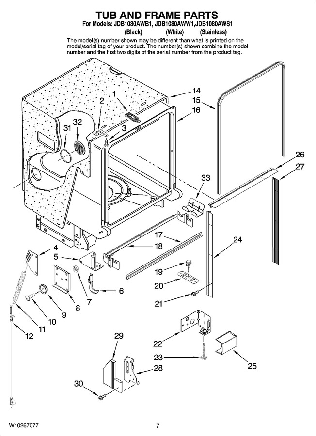 Diagram for JDB1080AWW1