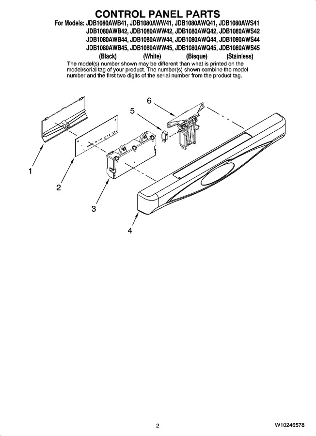 Diagram for JDB1080AWS44