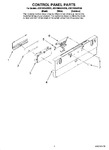 Diagram for 02 - Control Panel Parts