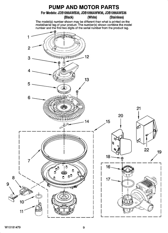 Diagram for JDB1090AWB36