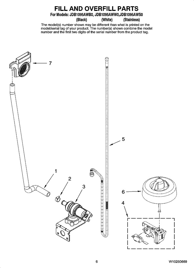 Diagram for JDB1095AWS0