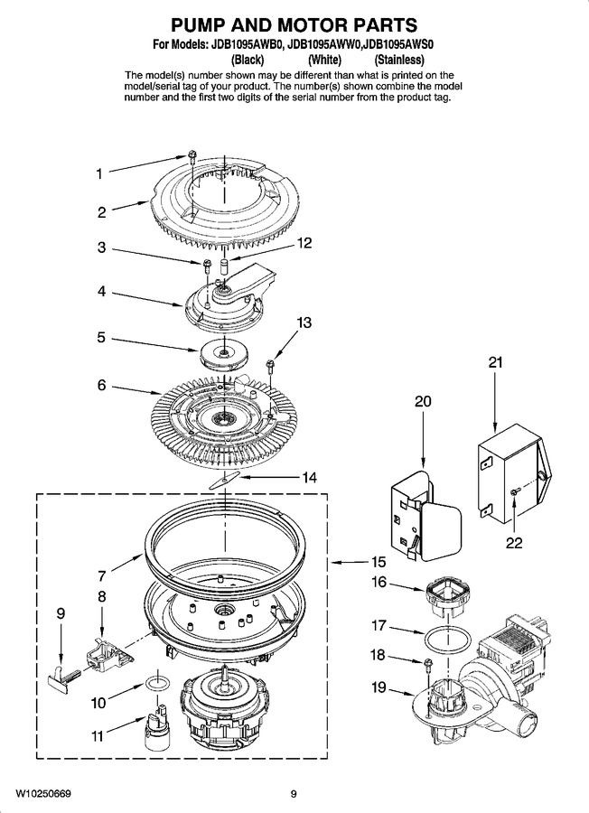 Diagram for JDB1095AWW0