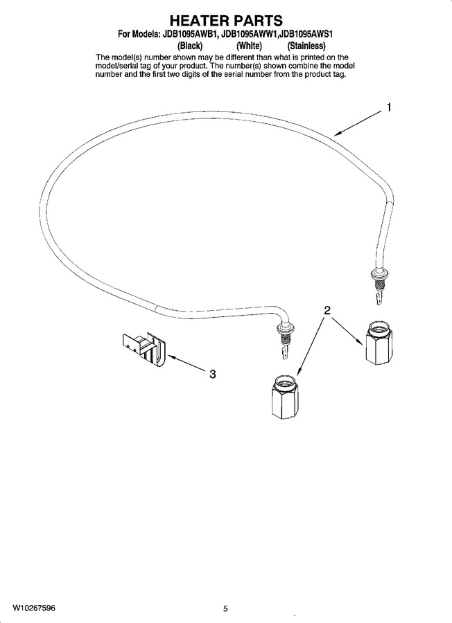 Diagram for JDB1095AWW1