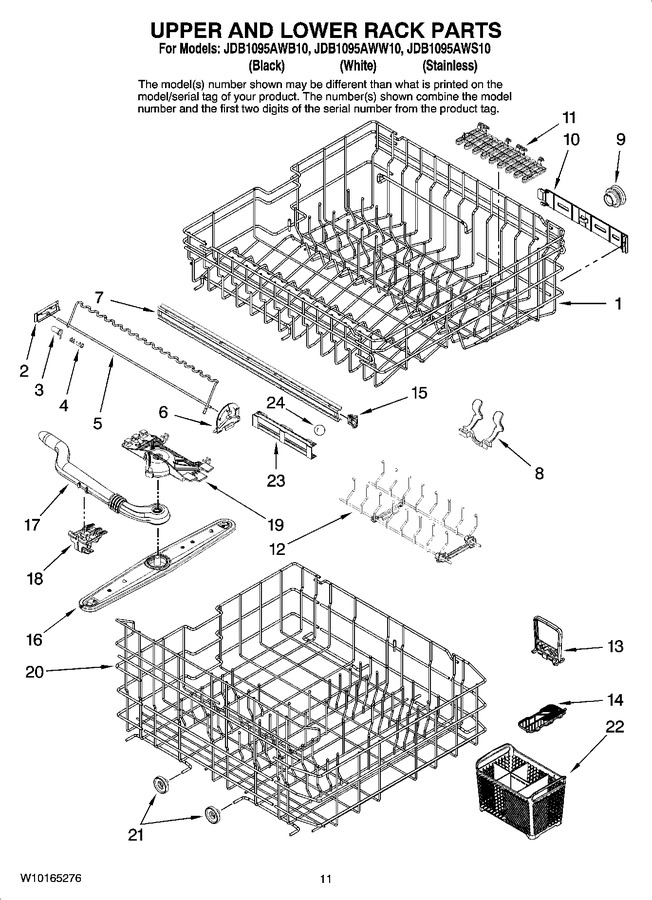 Diagram for JDB1095AWS10