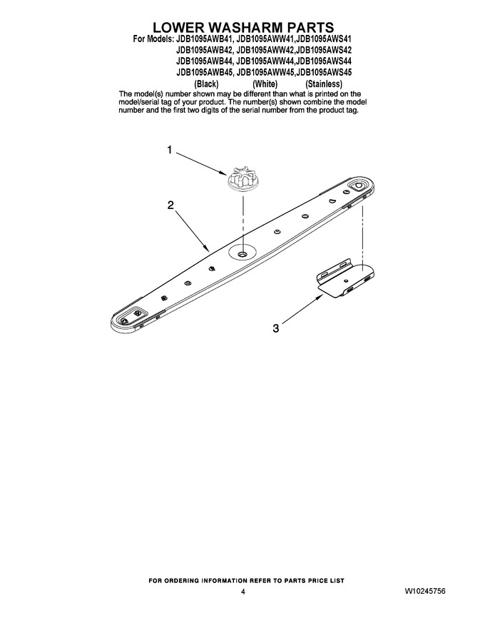 Diagram for JDB1095AWS45