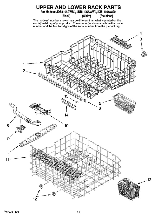 Diagram for JDB1105AWS0