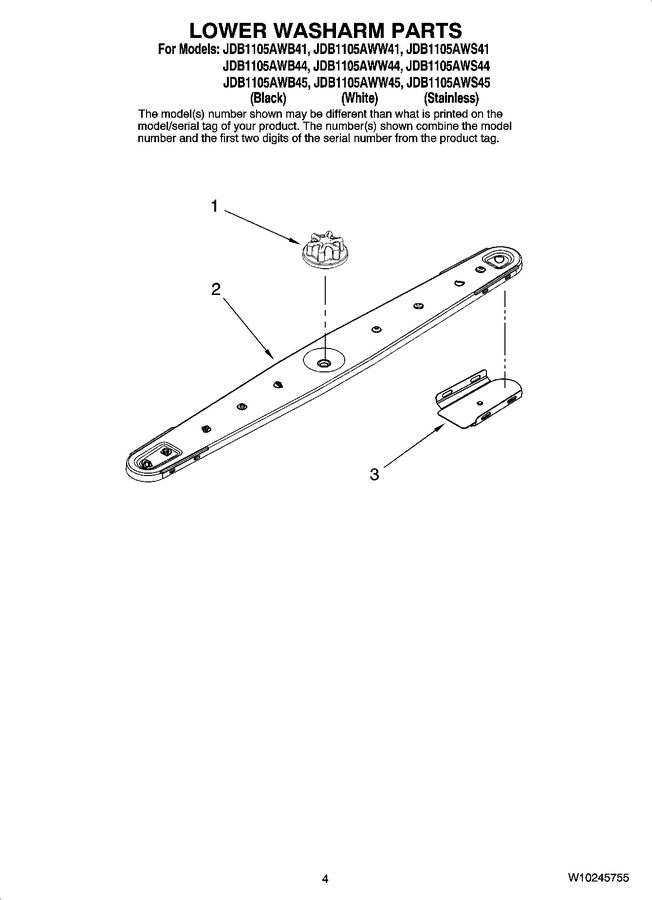 Diagram for JDB1105AWB44