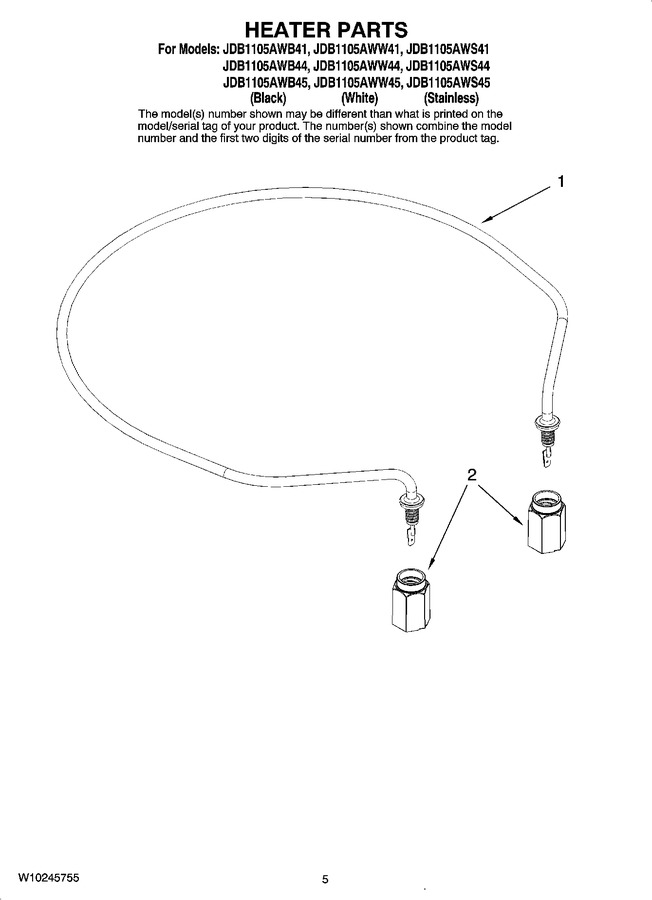 Diagram for JDB1105AWB41