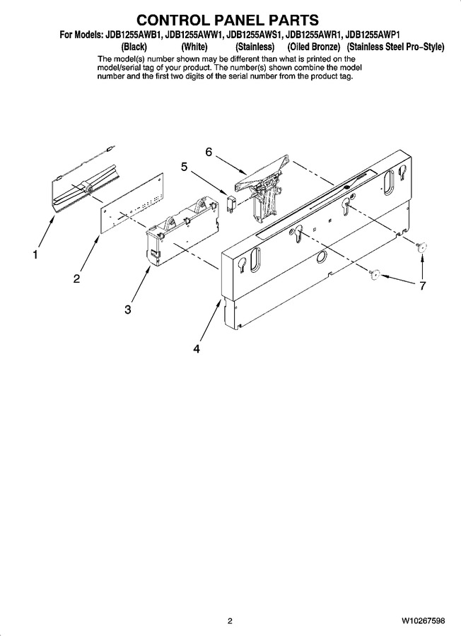 Diagram for JDB1255AWS1