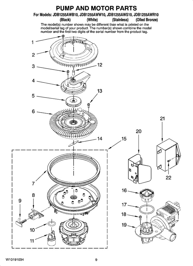 Diagram for JDB1255AWB10