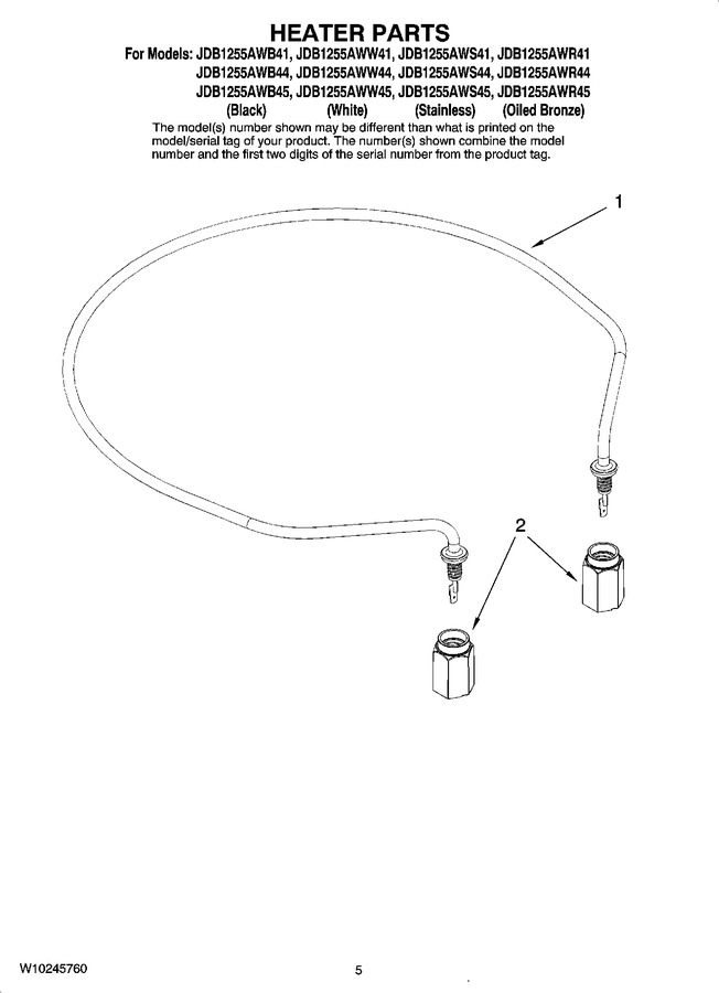 Diagram for JDB1255AWR41