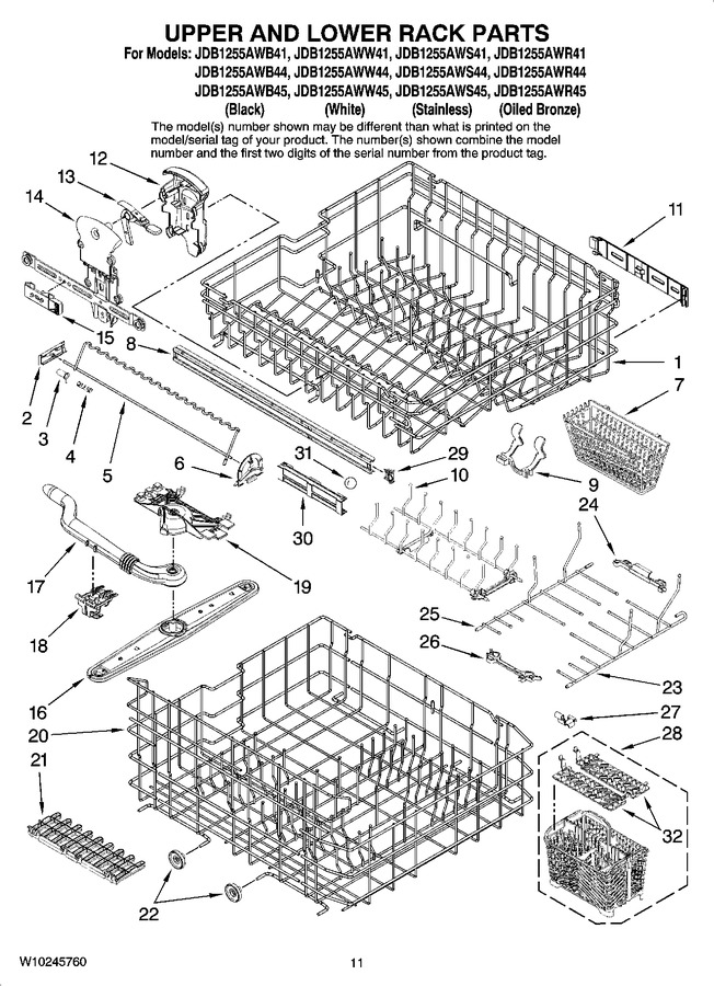 Diagram for JDB1255AWR41