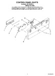 Diagram for 02 - Control Panel Parts