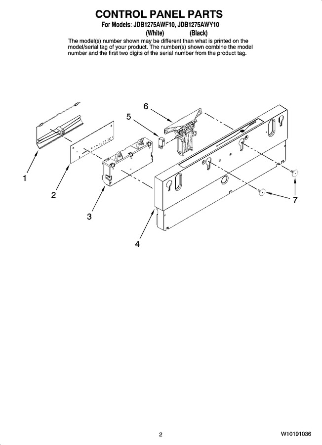 Diagram for JDB1275AWY10