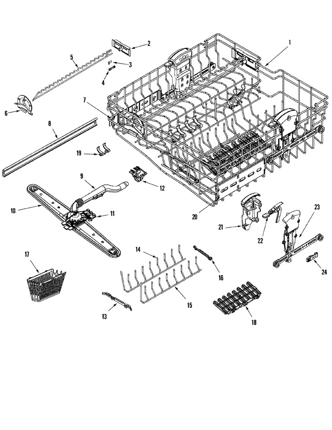 Diagram for NDB8630AWZ