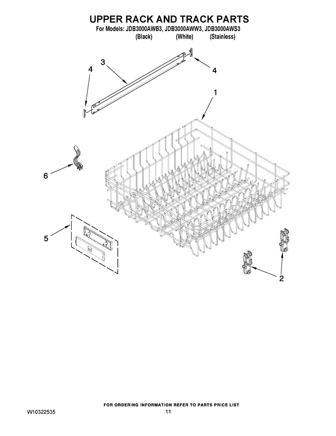 Diagram for JDB3000AWW3