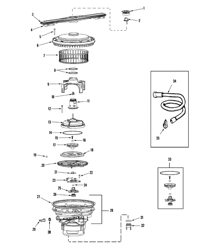 Diagram for JDB3610BWE