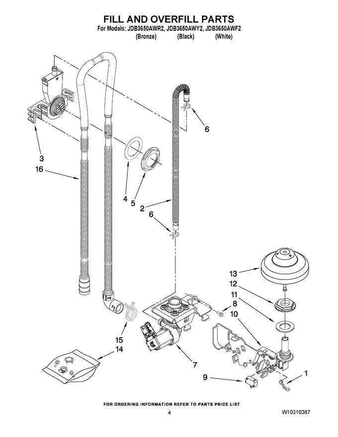 Diagram for JDB3650AWY2