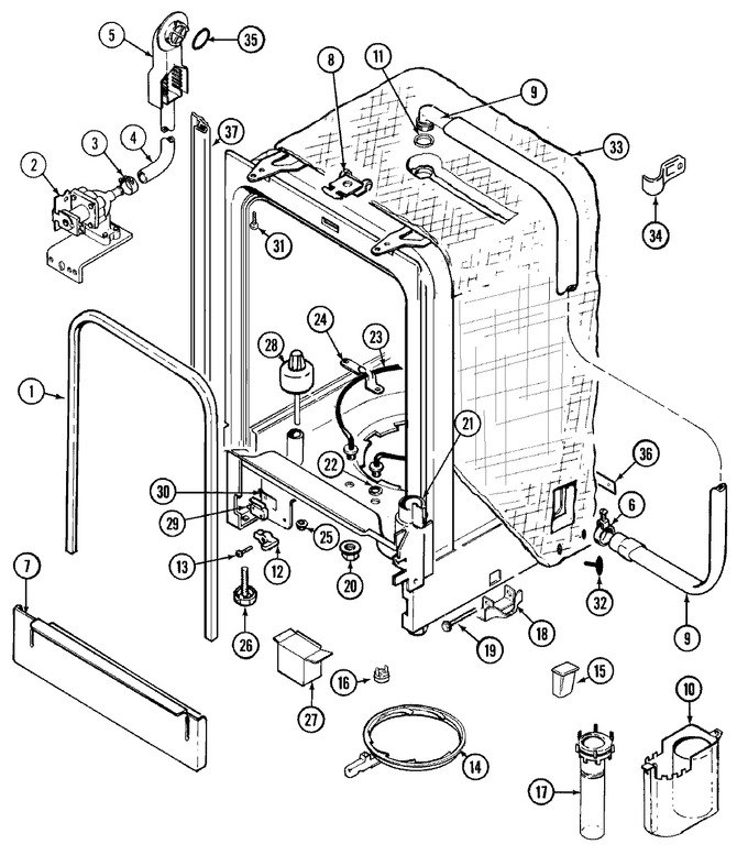 Diagram for JDB5900AWW