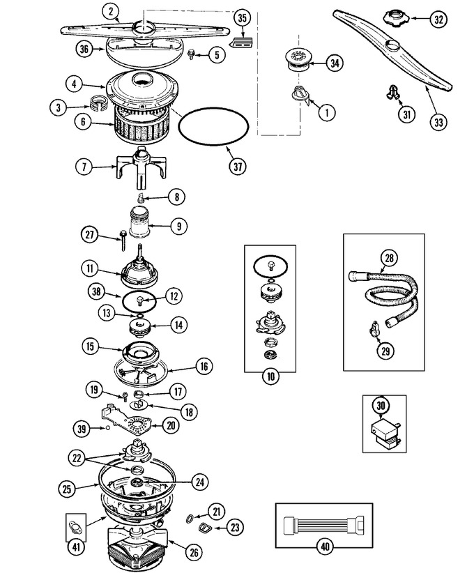 Diagram for MDB4100AWQ