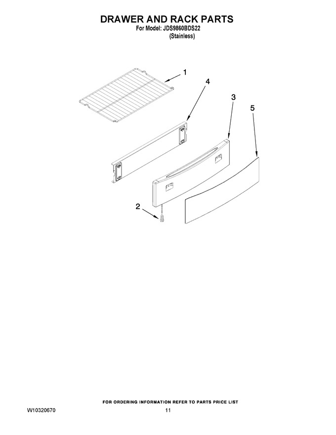 Diagram for JDS9860BDS22