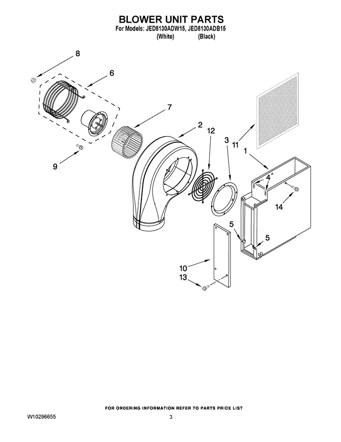 Diagram for JED8130ADB15