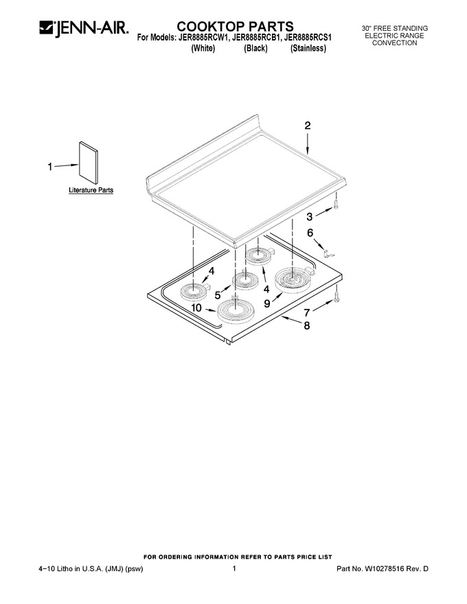 Diagram for JER8885RCB1