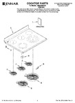 Diagram for 01 - Cooktop Parts