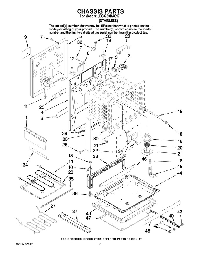 Diagram for JES8750BAS17