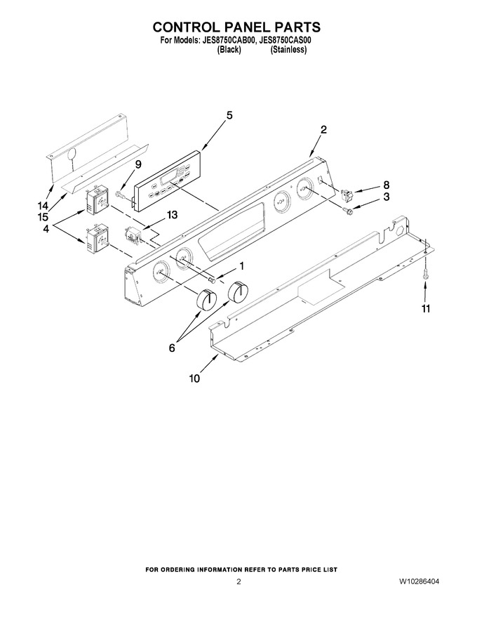 Diagram for JES8750CAS00