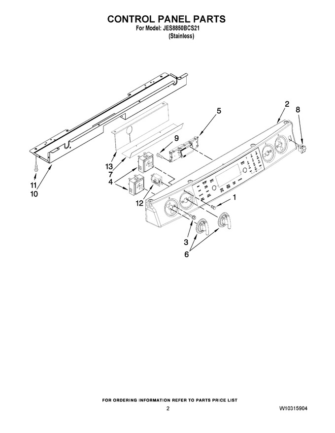 Diagram for JES8850BCS21