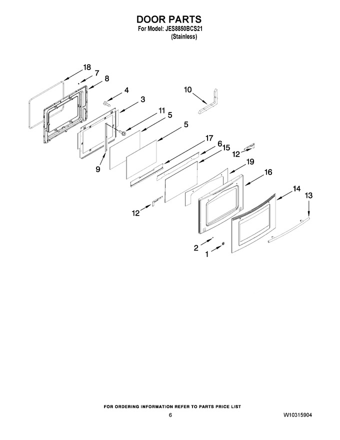 Diagram for JES8850BCS21