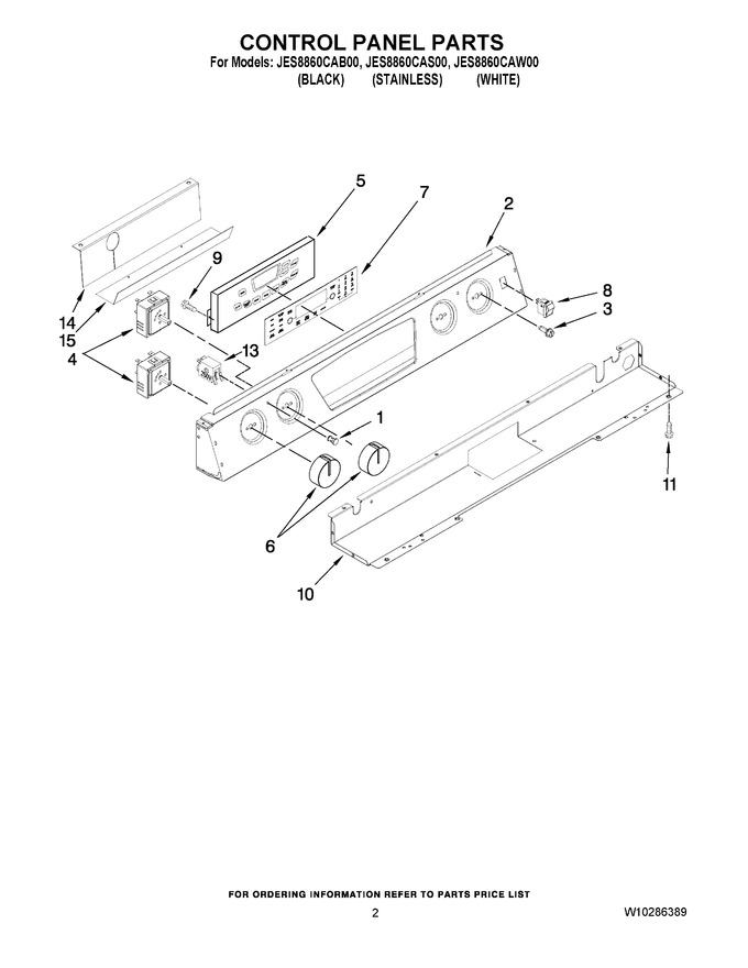 Diagram for JES8860CAS00