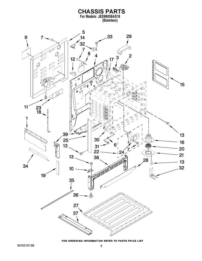 Diagram for JES9800BAS18