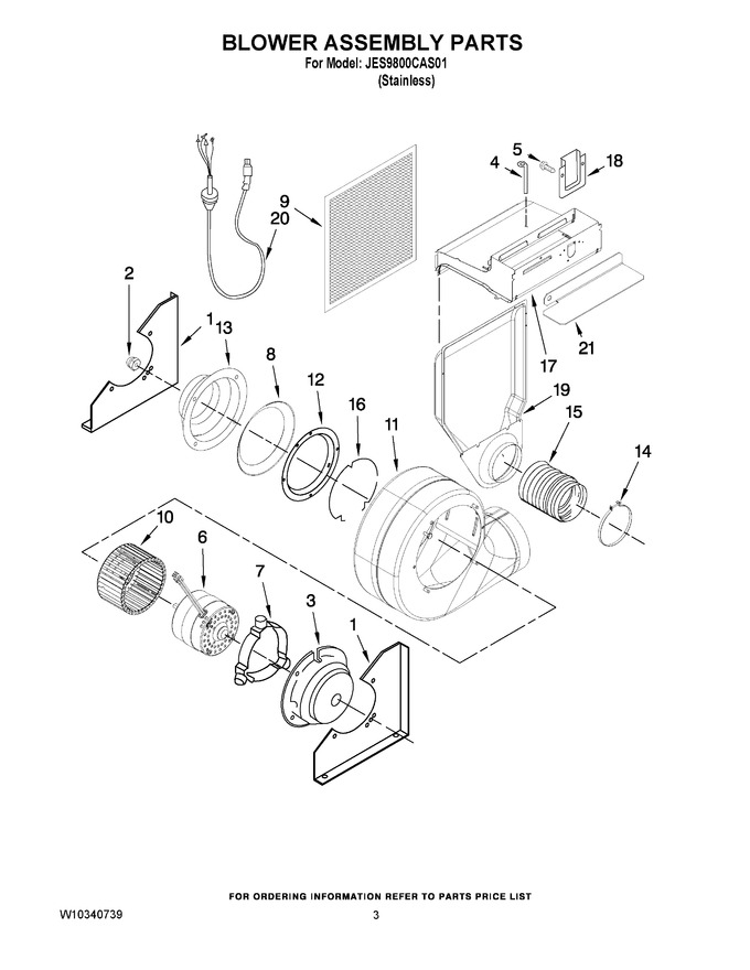 Diagram for JES9800CAS01