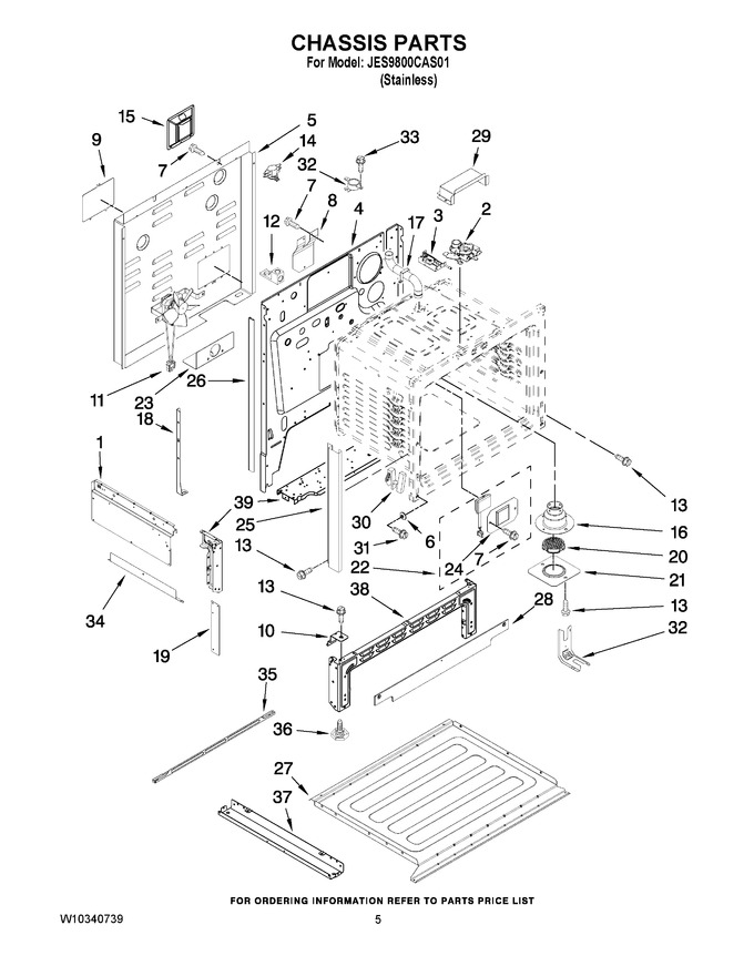 Diagram for JES9800CAS01