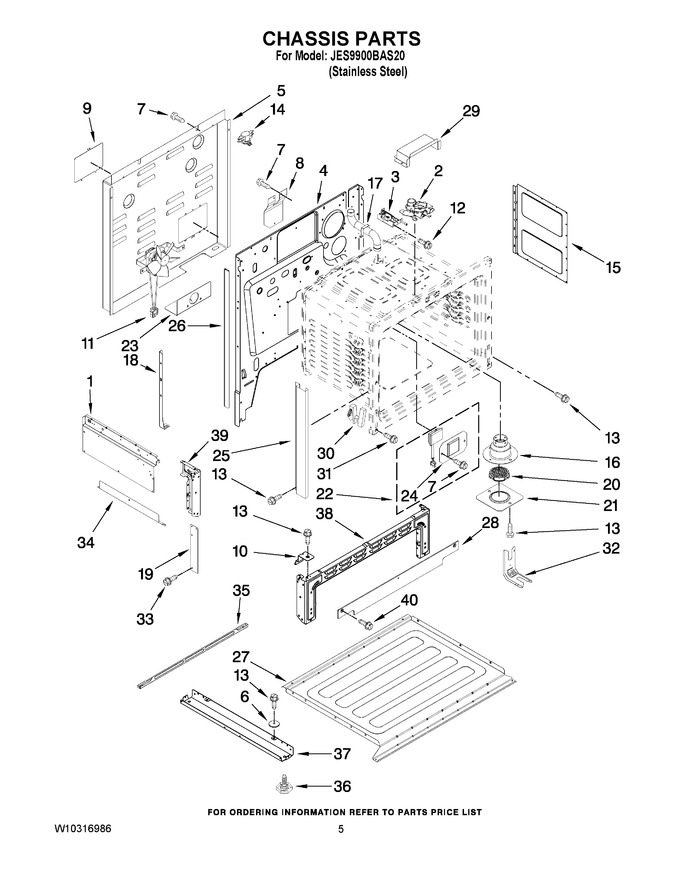 Diagram for JES9900BAS20