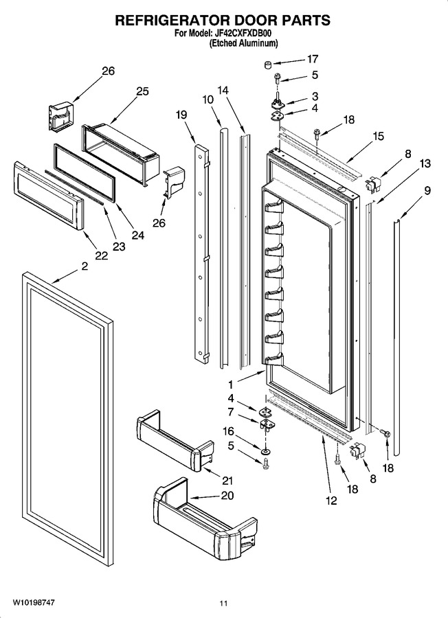 Diagram for JF42CXFXDB00