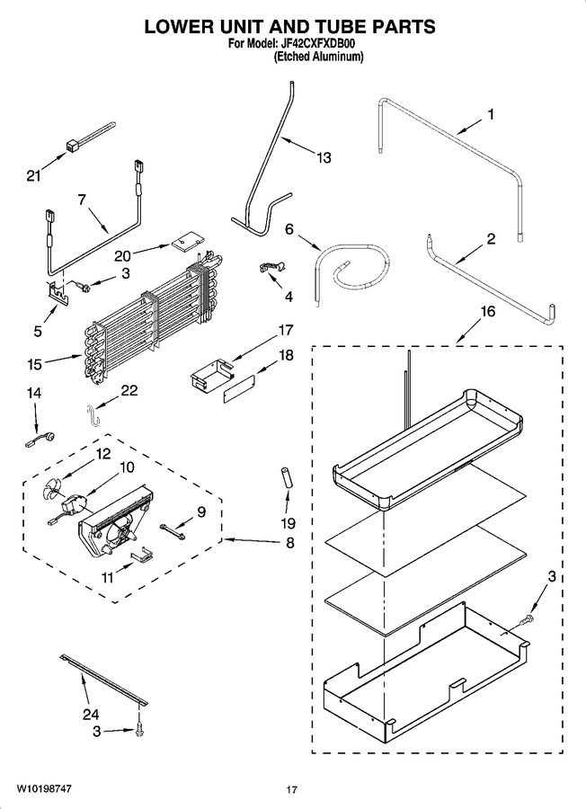 Diagram for JF42CXFXDB00