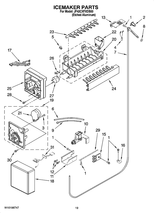 Diagram for JF42CXFXDB00