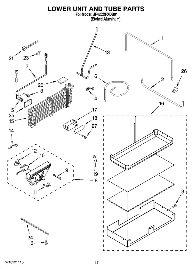 Diagram for JF42CXFXDB01