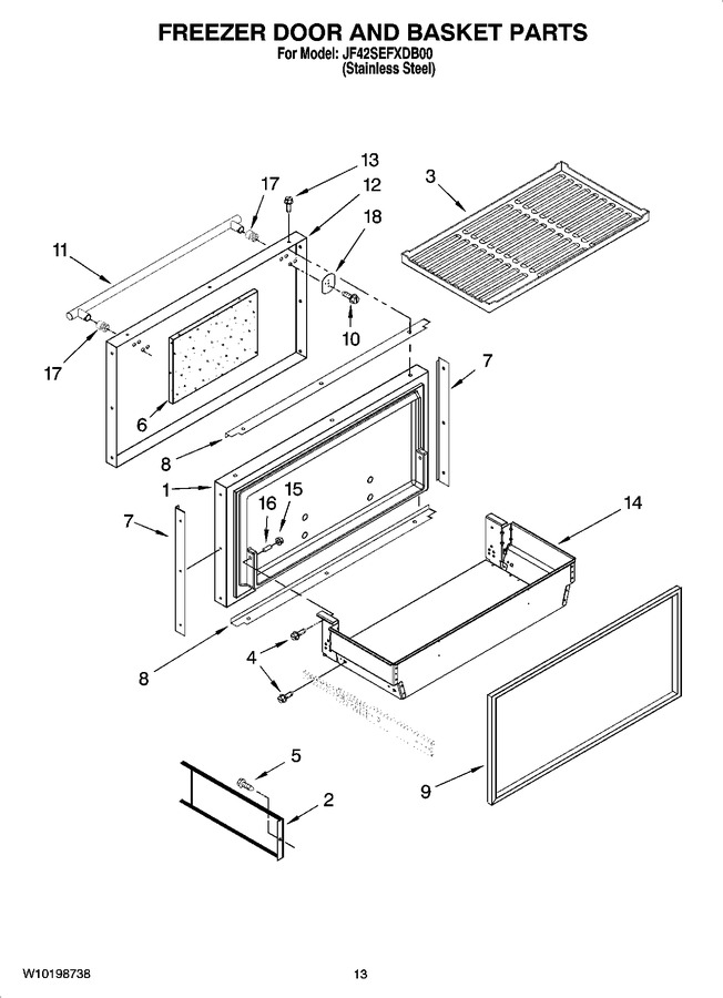 Diagram for JF42SEFXDB00