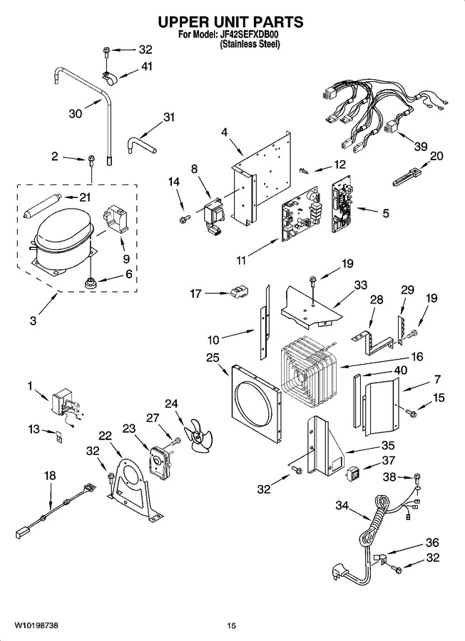 Diagram for JF42SEFXDB00