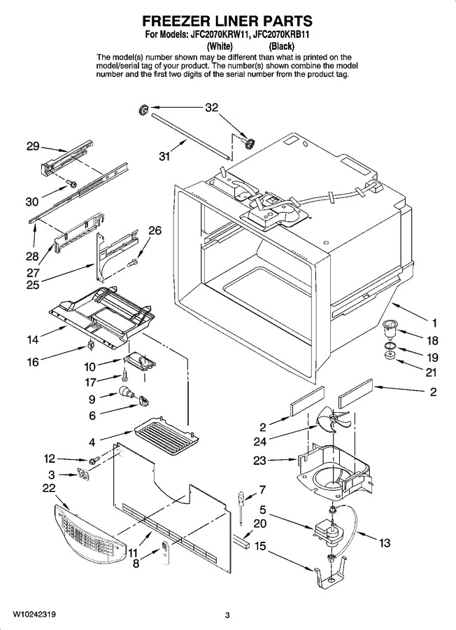 Diagram for JFC2070KRB11