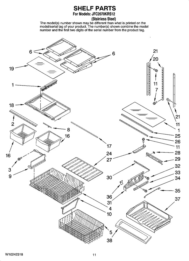 Diagram for JFC2070KRS12