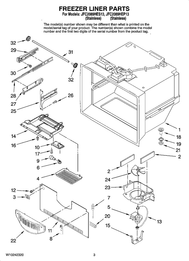 Diagram for JFC2089HES13