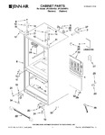 Diagram for 01 - Cabinet Parts